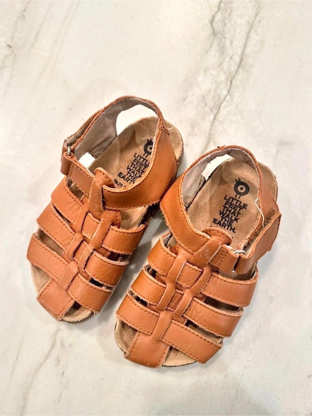 Old Soles Brown leather Sandals Size 9 Child